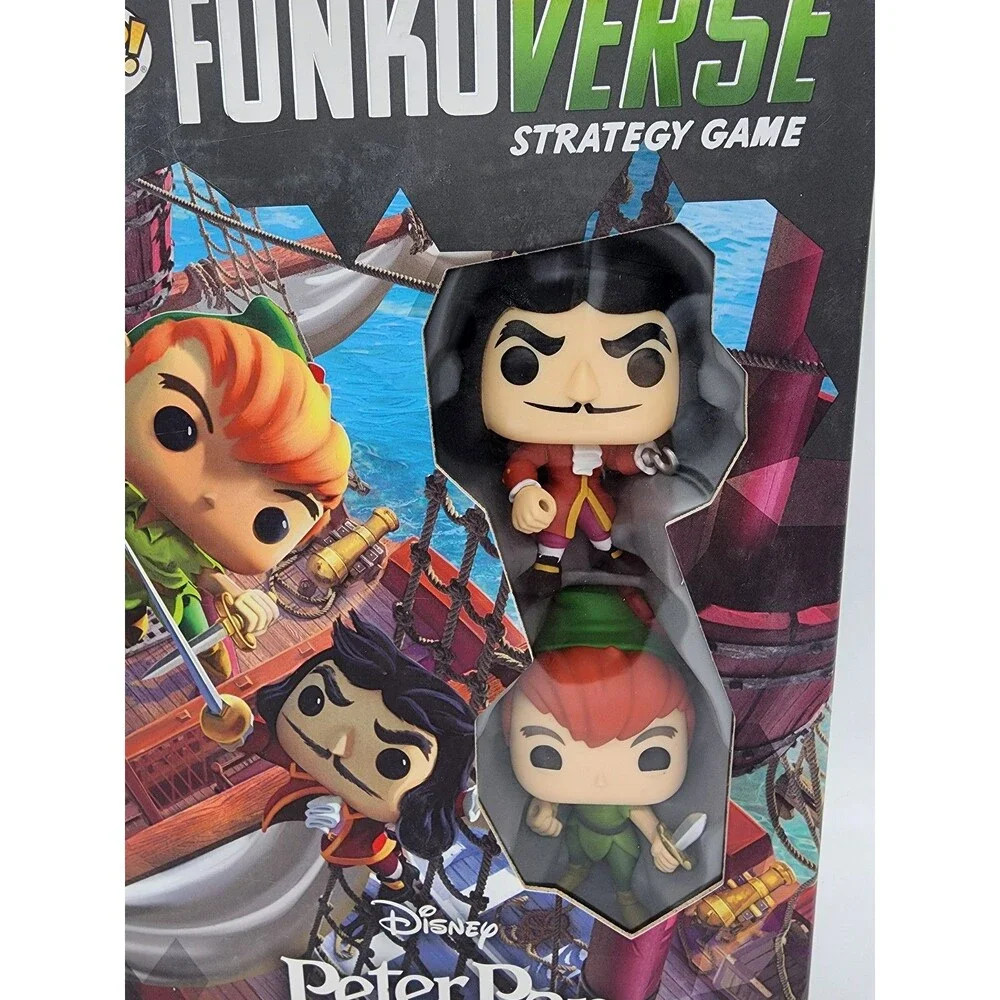 FunkoVerse Disney Peter Pan Strategy Game 2 Player NEW Sealed Funko Pop Game